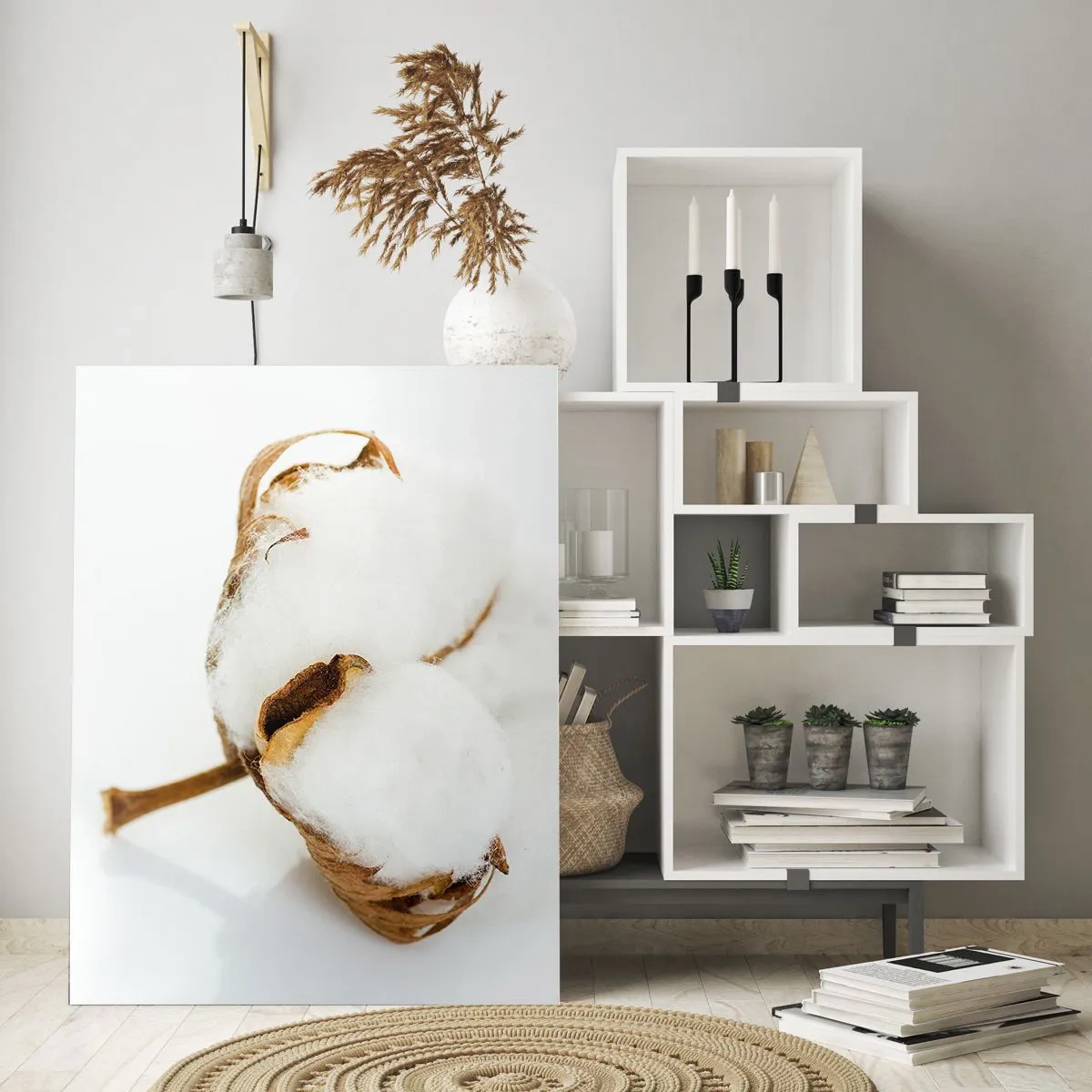 Glastavla - Bild på glas - Mjuk av naturen - 70x100 cm