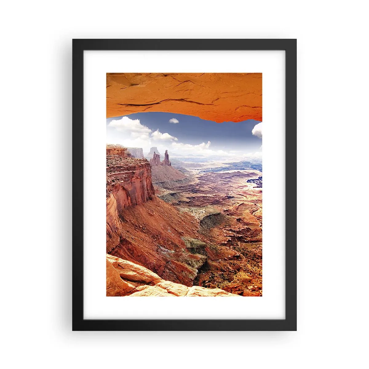 Affisch i svart ram - Skapat av naturen - 30x40 cm