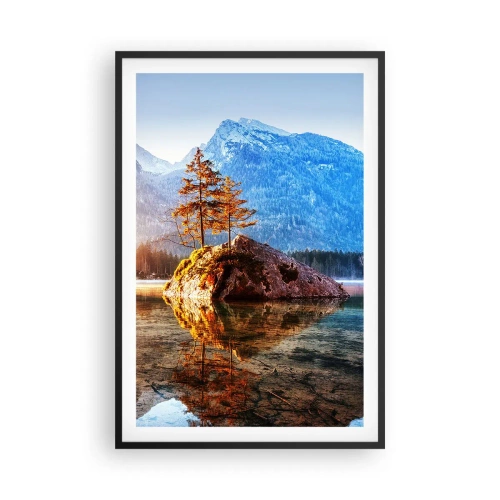 Affisch i svart ram - Naturen i ett nytt ljus - 61x91 cm