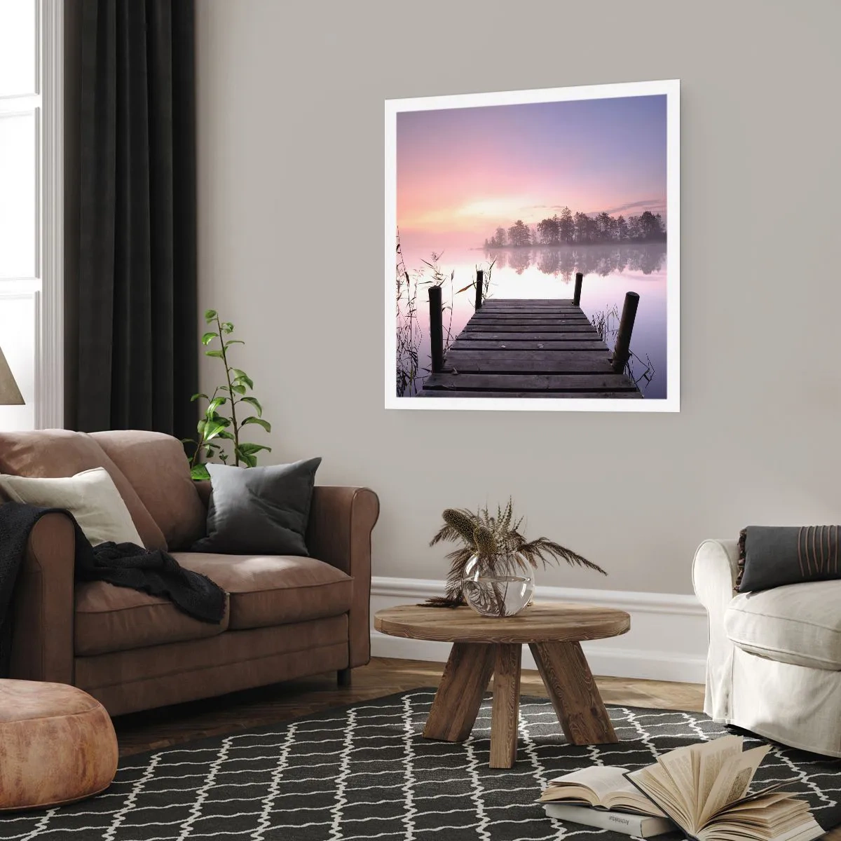 Affisch - Ur liljedimman... - 40x40 cm