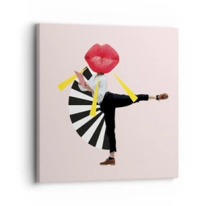 Canvastavla - Bild på duk - Surrealistisk pop-art - 30x30 cm