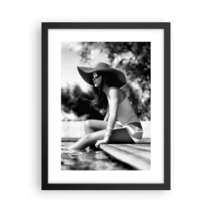 Affisch i svart ram - En sommardröm - 30x40 cm