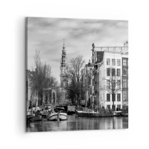 Canvastavla - Bild på duk - Amsterdam stämning - 60x60 cm
