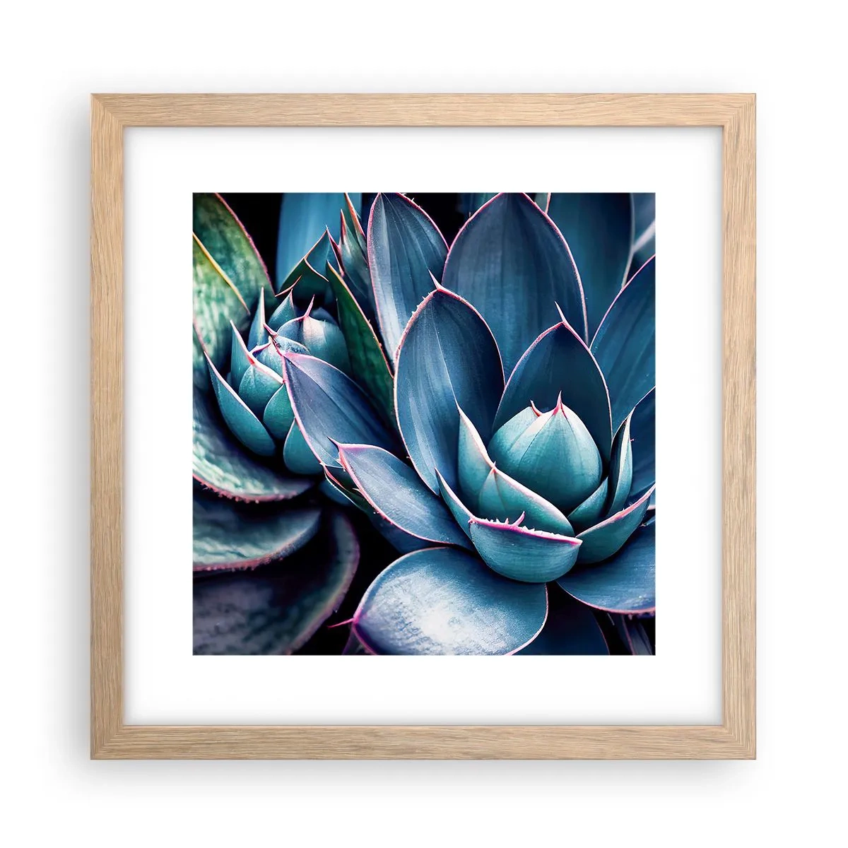 Affisch i ram av ljusek - Vital kraft - 30x30 cm