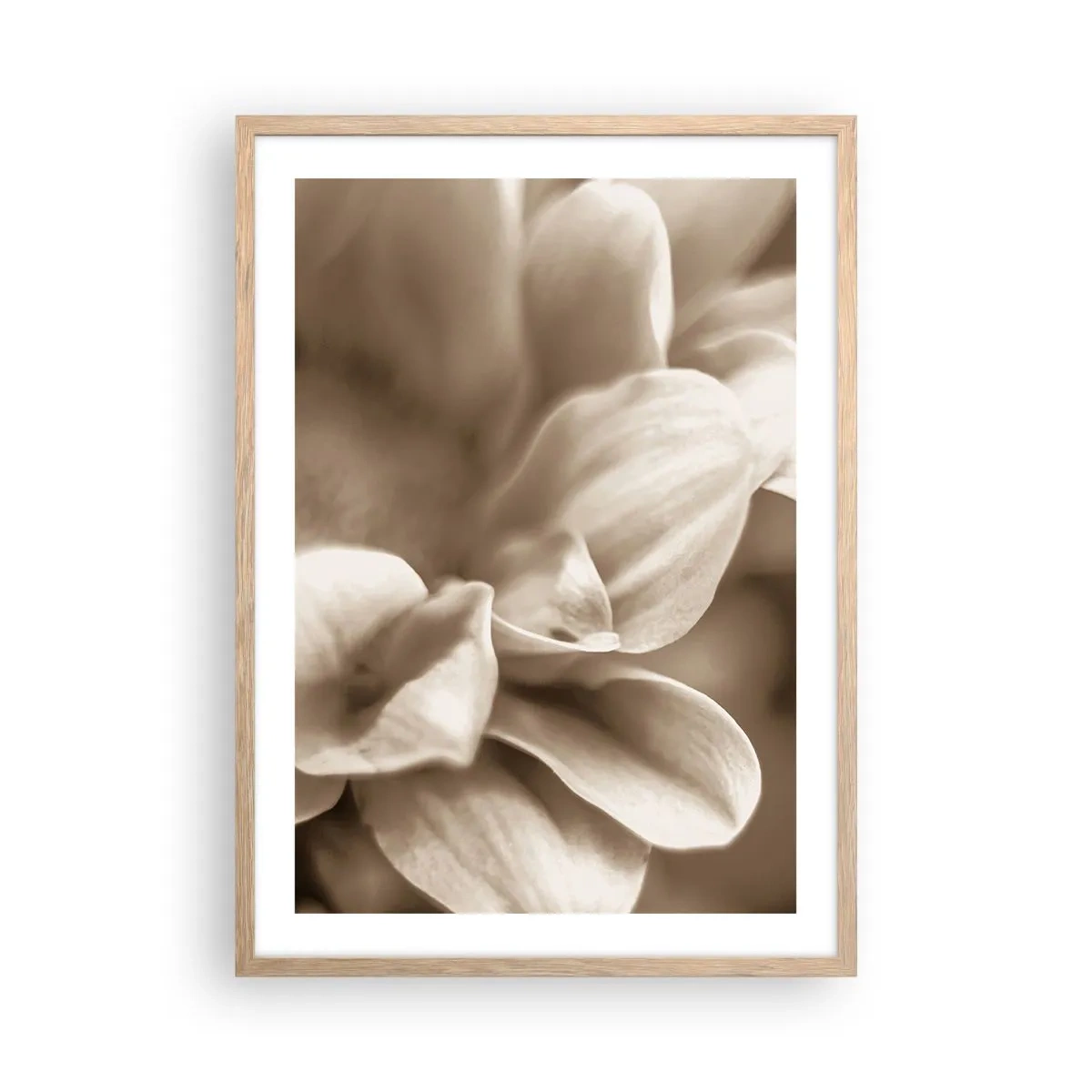 Affisch i ram av ljusek - Milda som ett leende - 50x70 cm