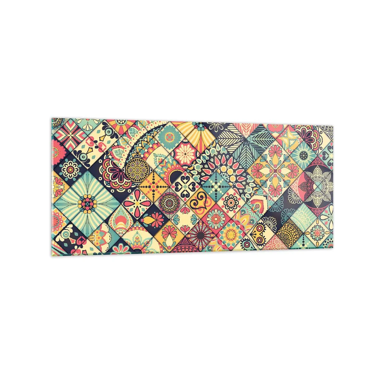 Glastavla - Bild på glas - Marockansk stämning - 120x50 cm