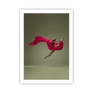 Affisch - Dansande låga - 50x70 cm