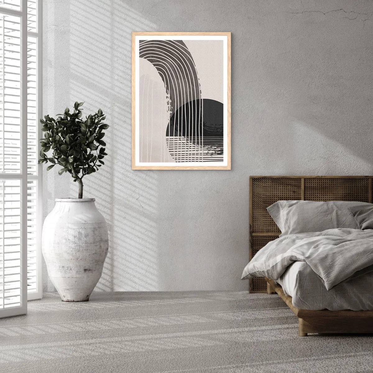 Affisch i ram av ljusek - Dit och tillbaka - 61x91 cm