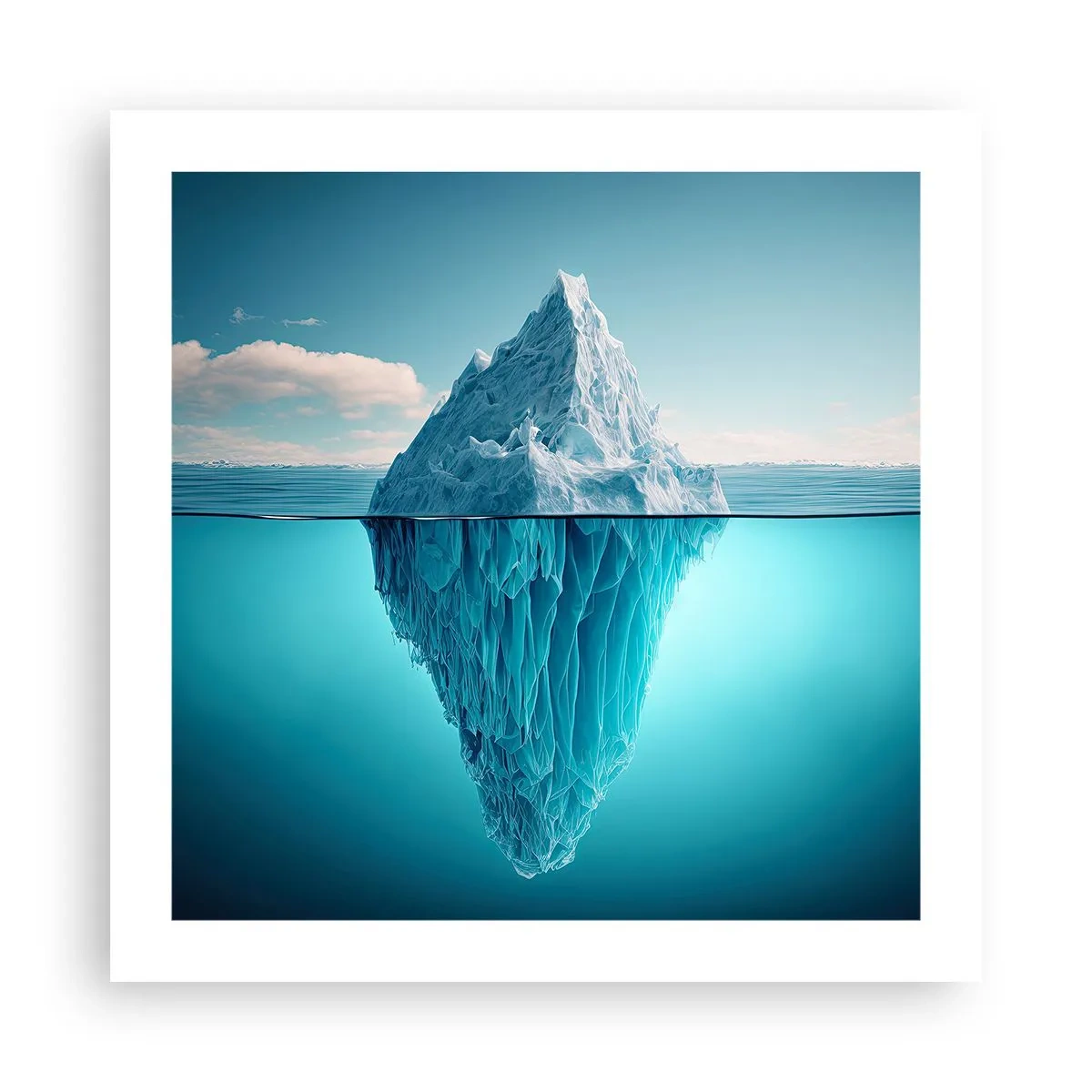 Affisch - Isdrottning - 50x50 cm