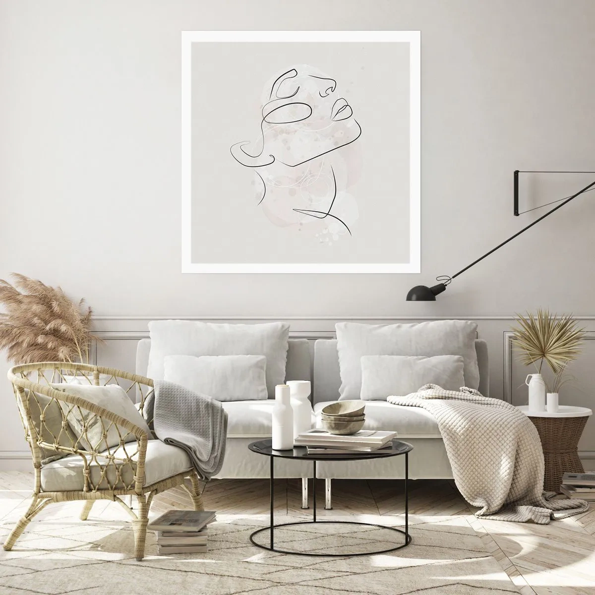 Affisch - Drömmens kontur - 60x60 cm