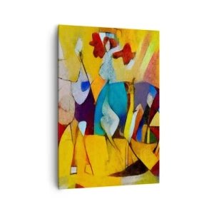 Canvastavla - Bild på duk - Sol - liv -glädje - 70x100 cm