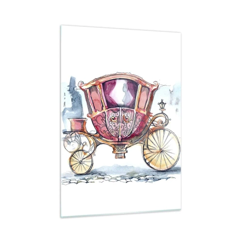 Glastavla - Bild på glas - Bröllop eller bal? - 50x70 cm