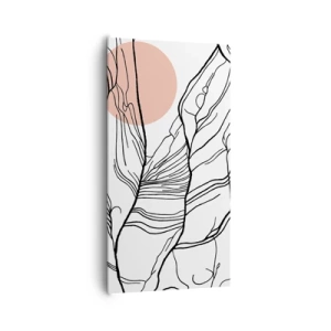 Canvastavla - Bild på duk - I grenarnas nät - 65x120 cm