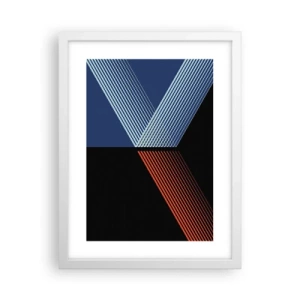 Affisch i vit ram - Enkel historia - 30x40 cm