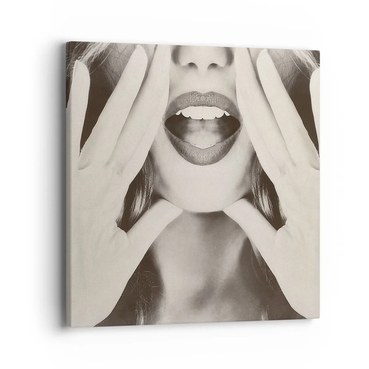 Canvastavla - Bild på duk - Jag kommer! - 40x40 cm