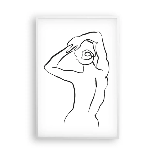 Affisch i vit ram - Akten på morgonen - 61x91 cm