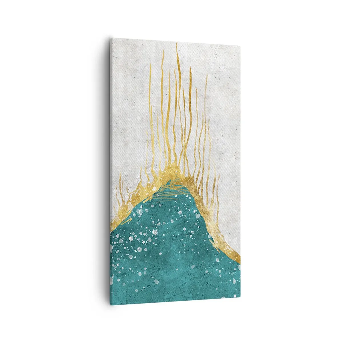 Canvastavla - Bild på duk - Gyllene tidvatten - 55x100 cm