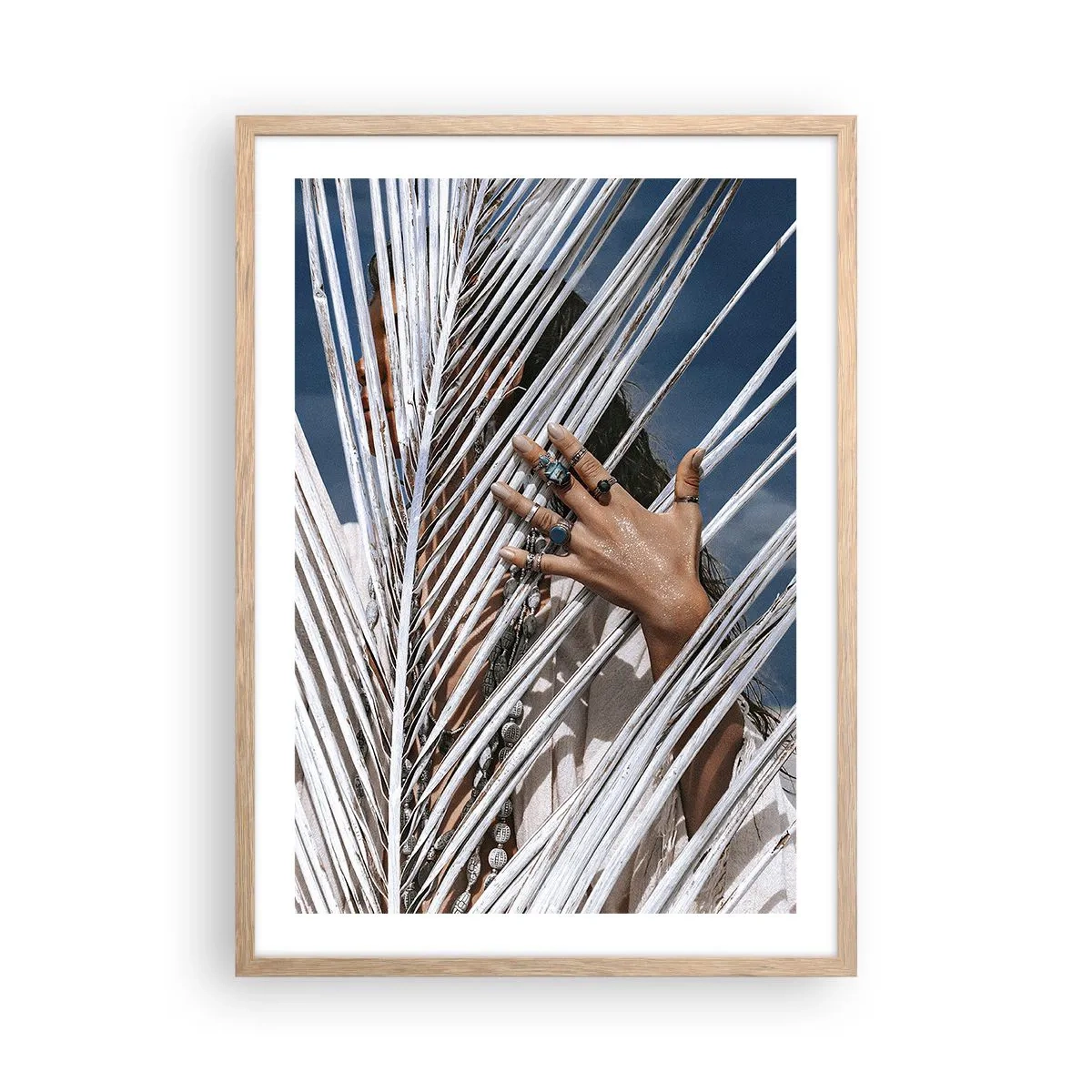 Affisch i ram av ljusek - Schamanens flickvän? - 50x70 cm