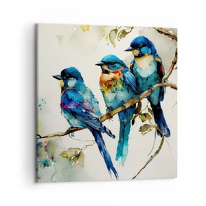 Canvastavla - Bild på duk - Sur? - 60x60 cm