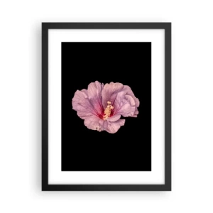 Affisch i svart ram - Rakt till hjärtat - 30x40 cm