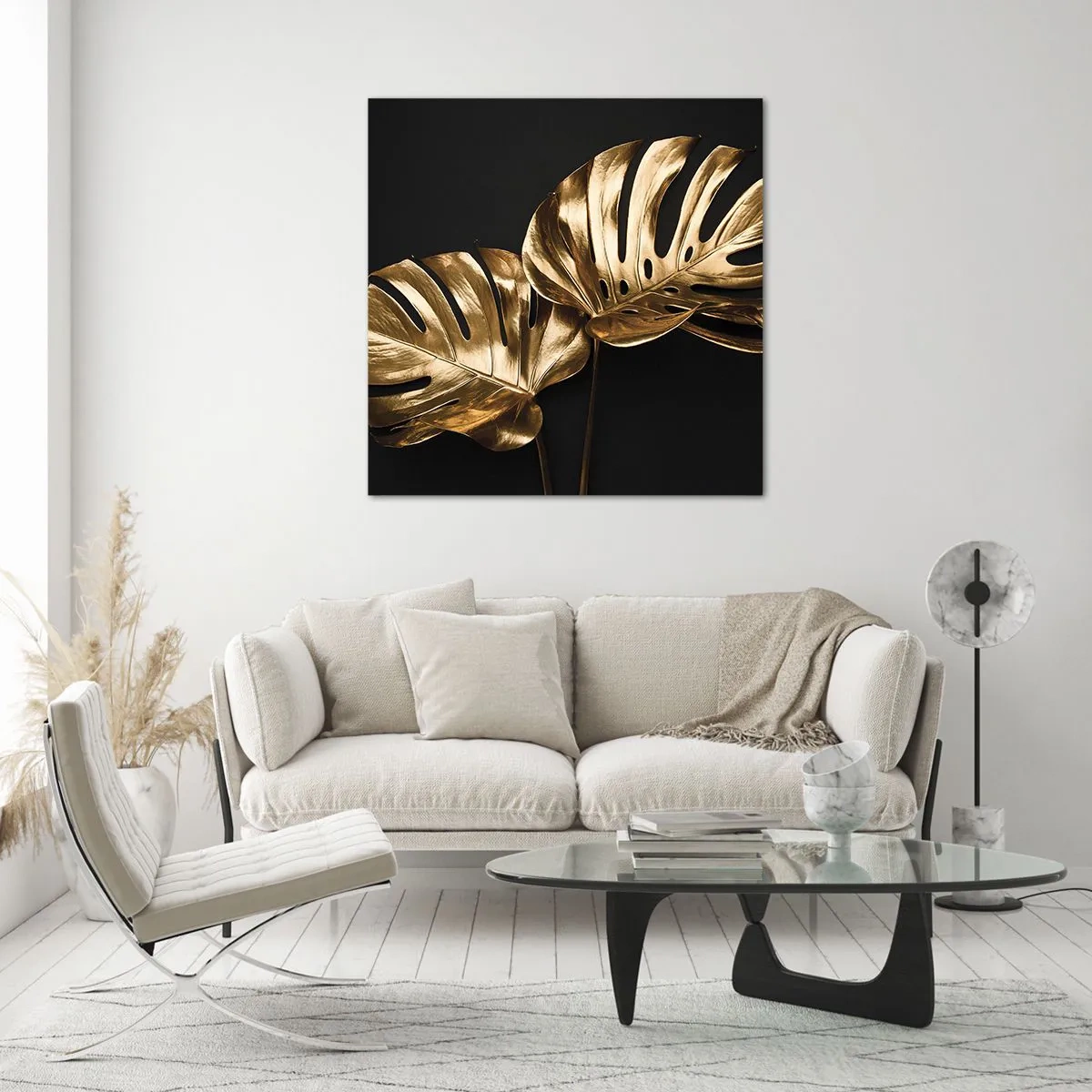 Glastavla - Bild på glas - Naturens skatter - 70x70 cm