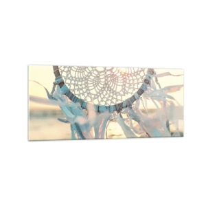 Glastavla - Bild på glas - Spetstotem - 120x50 cm
