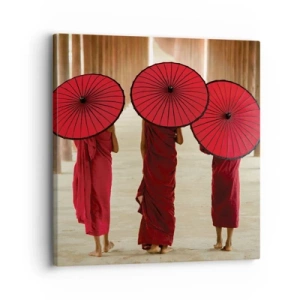 Canvastavla - Bild på duk - På väg mot Rena landet - 30x30 cm