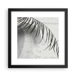 Affisch i svart ram - Den subtila exotismen i naturen - 30x30 cm