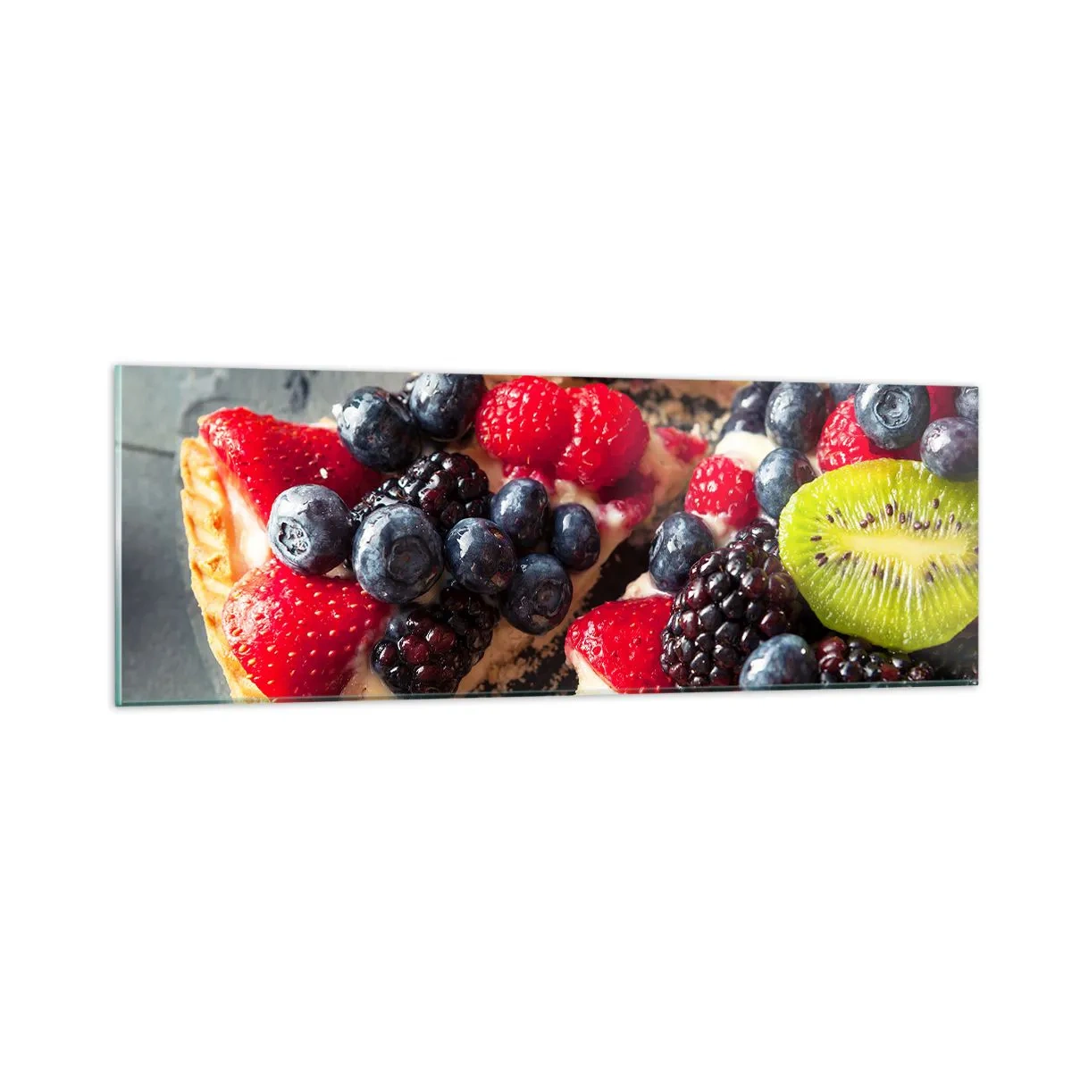 Glastavla - Bild på glas - Dolce vita! - 90x30 cm