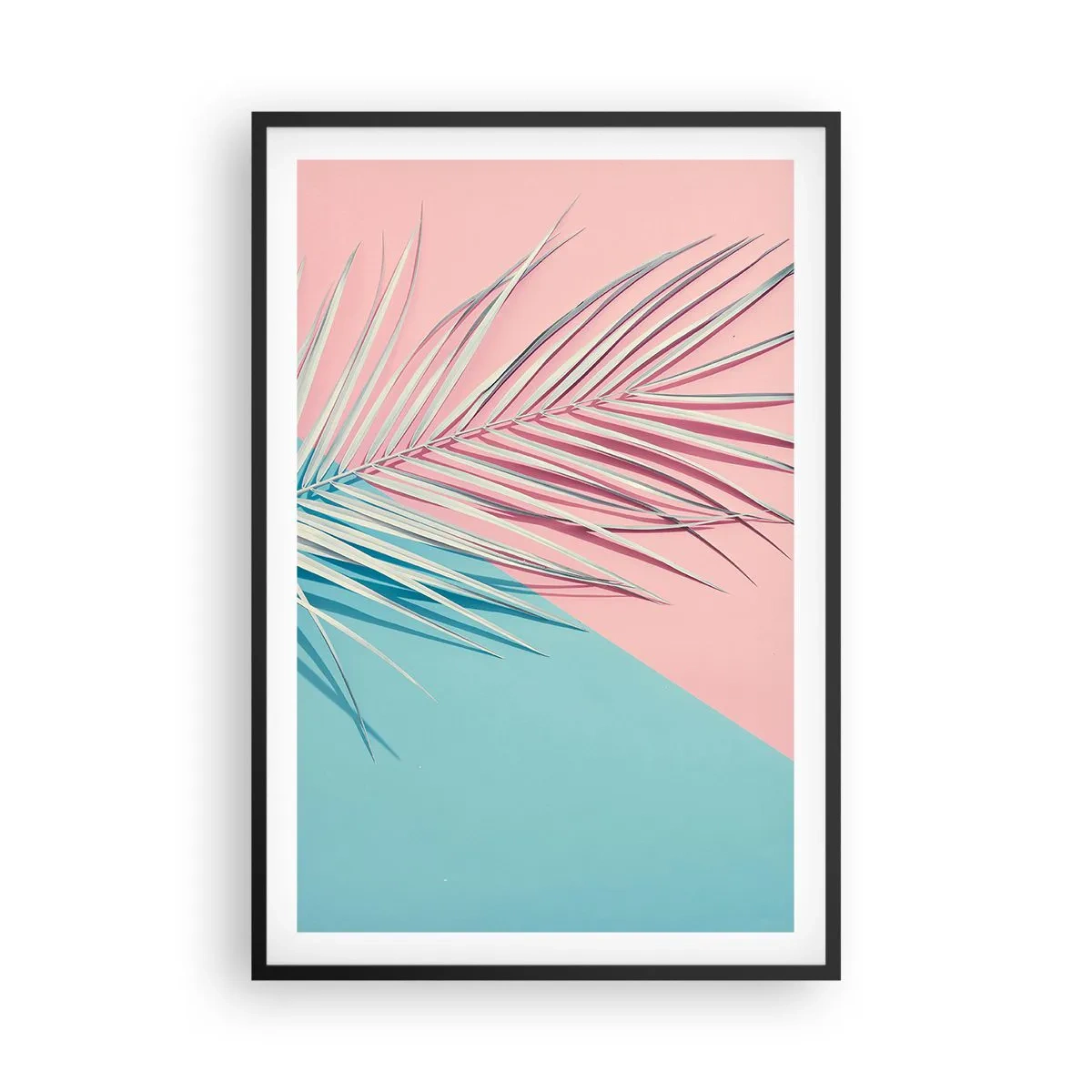 Affisch i svart ram - Tropisk impression - 61x91 cm