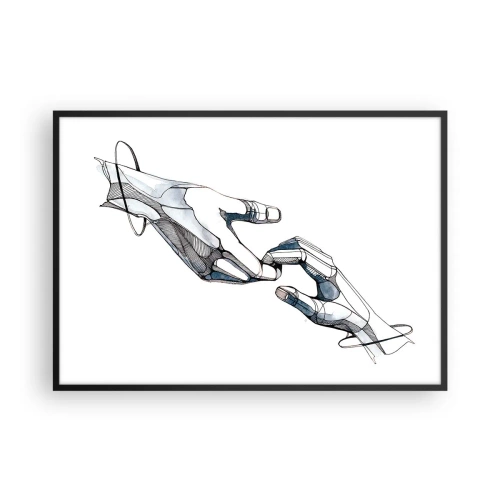 Affisch i svart ram - God gest - 100x70 cm