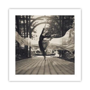 Affisch - Trädgårdsandens dans - 40x40 cm