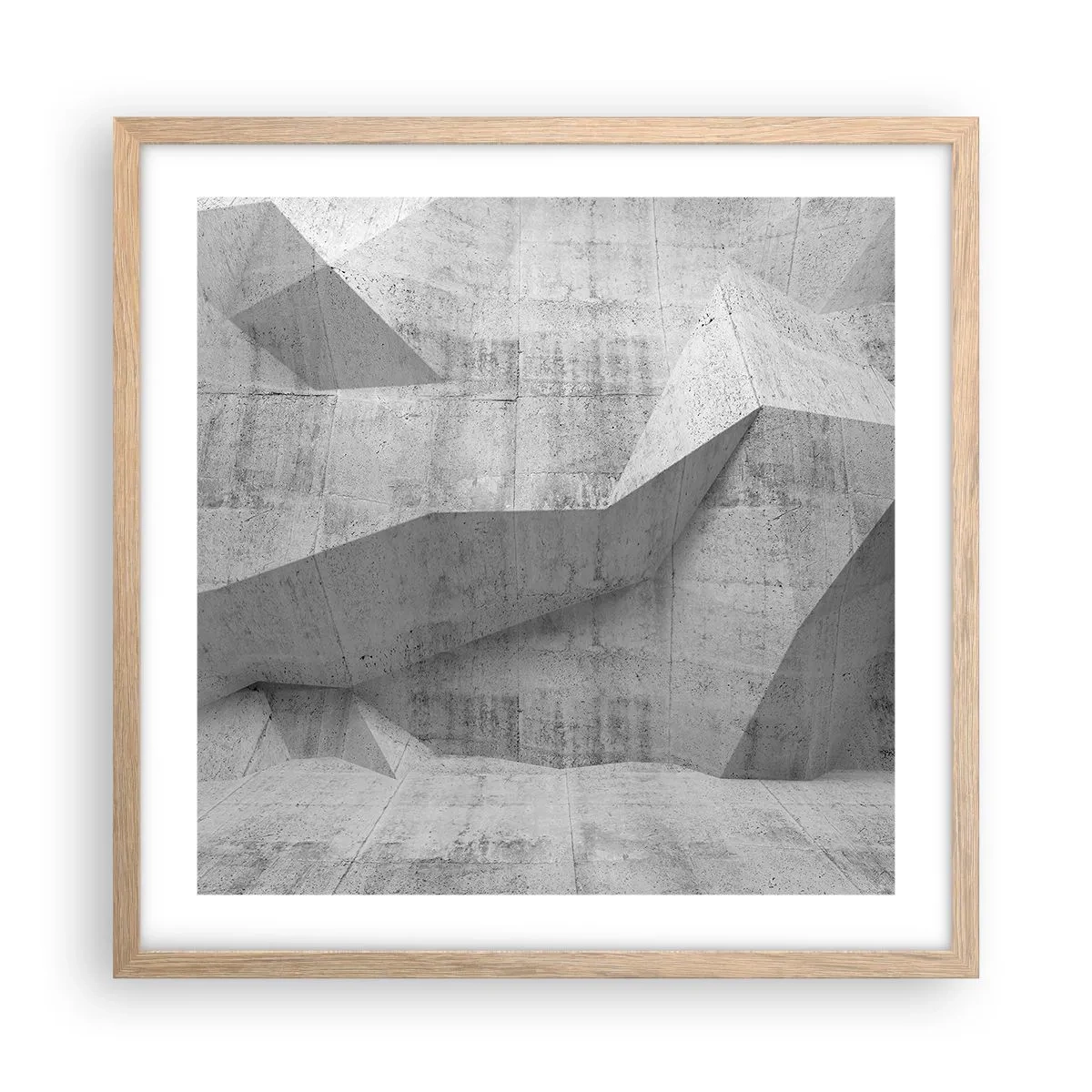 Affisch i ram av ljusek - En riktig utmaning - 50x50 cm