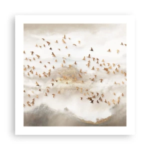 Affisch - Det är dags... - 50x50 cm