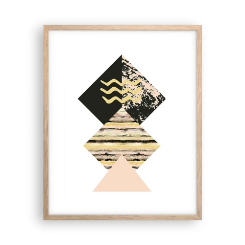 Affisch i ram av ljusek - Inte så enkelt - 40x50 cm