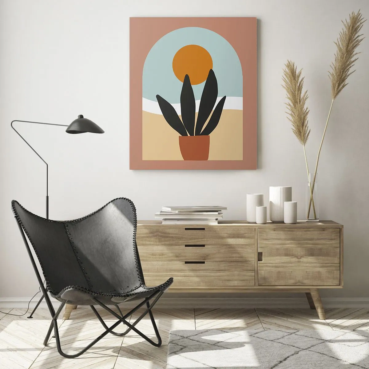 Glastavla - Bild på glas - Små glädje - 50x70 cm