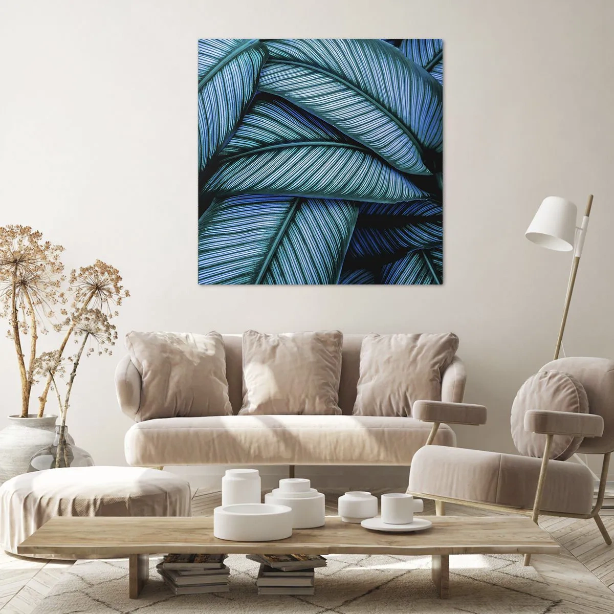 Canvastavla - Bild på duk - Livslinjer - 40x40 cm