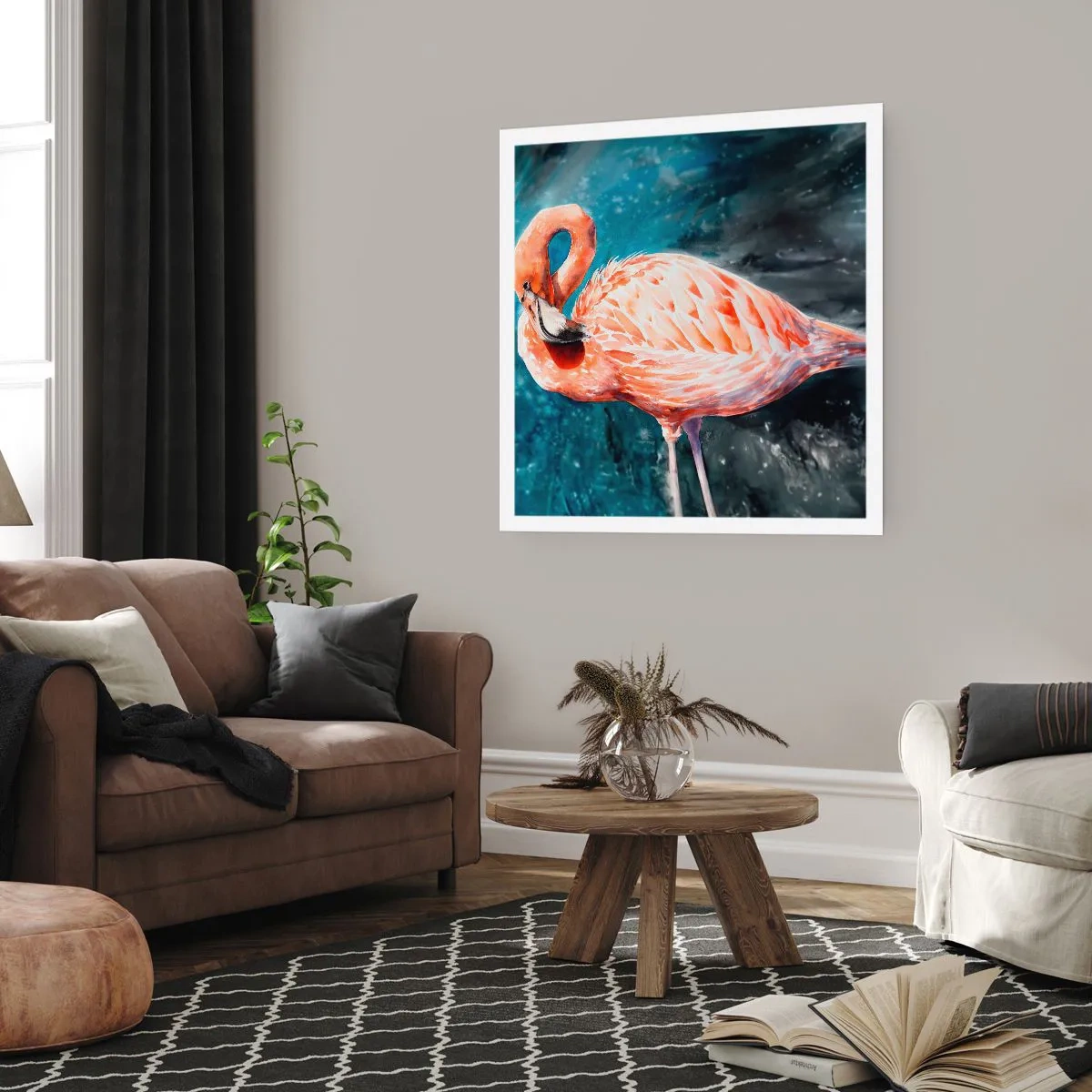 Affisch - Dekorativt till sin natur - 40x40 cm