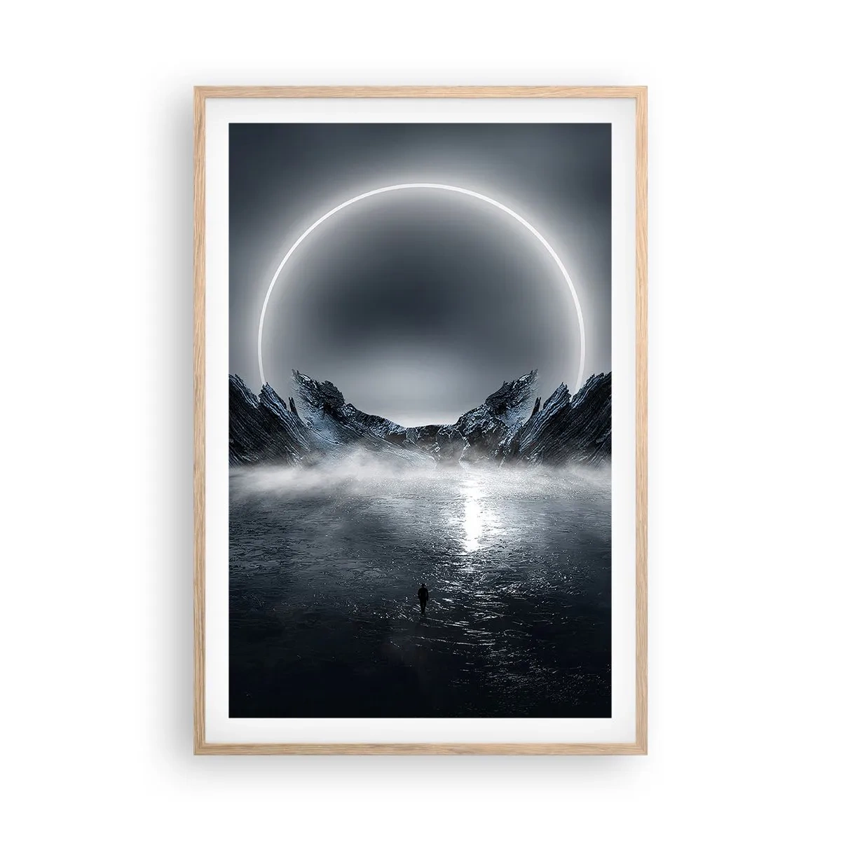 Affisch i ram av ljusek - En berättelses final - 61x91 cm