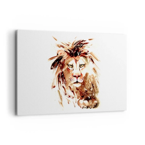 Canvastavla - Bild på duk - Styrka och värdighet - 100x70 cm