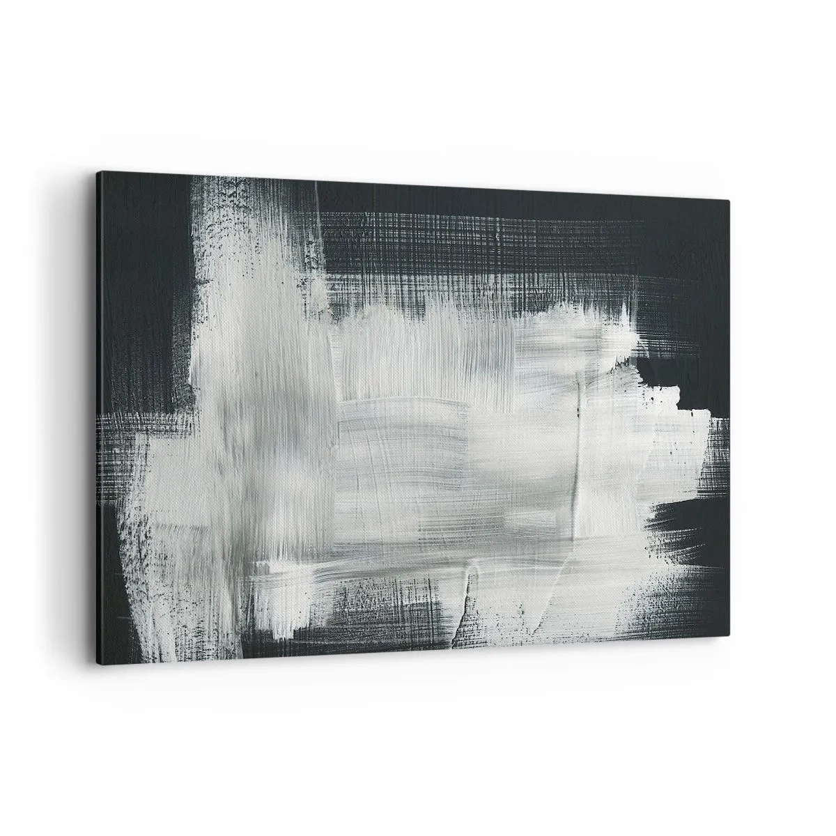 Canvastavla - Bild på duk - Vävd av det vertikala och horisontella - 100x70 cm