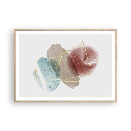 Affisch i ram av ljusek - Rummets pärlor - 100x70 cm