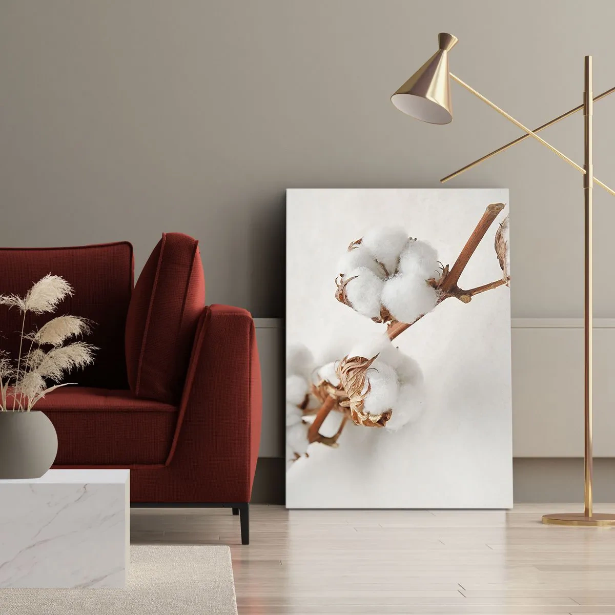 Canvastavla - Bild på duk - Krama om - 50x70 cm