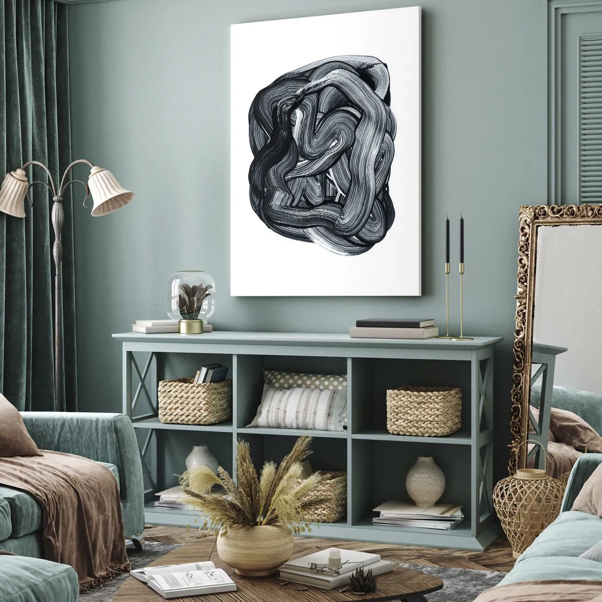 Canvastavla - Bild på duk - Det är inte så enkelt - 65x120 cm