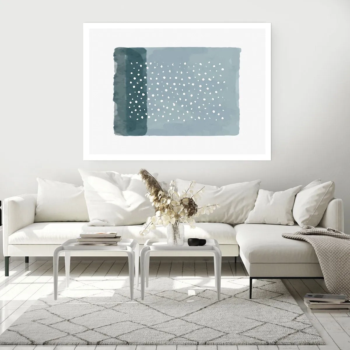 Affisch - Uppstådda ur det blåa - 100x70 cm