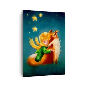 Canvastavla - Bild på duk - Lilla prinsen - 50x70 cm