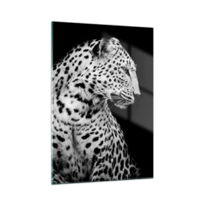 Glastavla - Bild på glas - Perfekt höger profil! - 50x70 cm