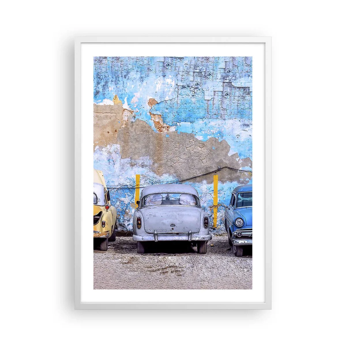 Affisch i vit ram - Veteranmöte - 50x70 cm