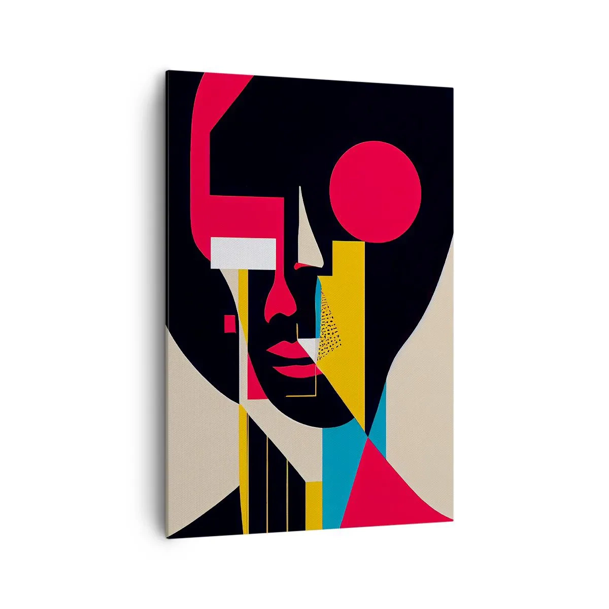 Canvastavla - Bild på duk - Hennes inre värld - 70x100 cm