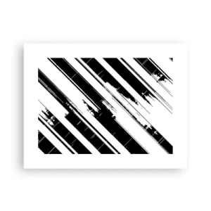 Affisch - Intensiv och dynamisk komposition - 40x30 cm